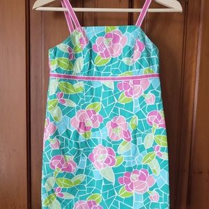 Lilly Pulitzer " lilly" block print sun dress